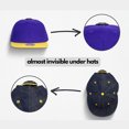 thumbnail image 7 of UNTERING Hat Hook 1Pc/8Pcs Adhesive Hat Hooks Minimalist Design Hat Organizer For Wall Hat Holder Hat Racks For Baseball Caps Display, 7 of 7