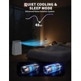 thumbnail image 6 of 14,000 BTU Portable Air Conditioner, 3 in-1 Standing AC Unit with Dehumidifier and Fan, Remote and LED Touch Panel, Sleep Mode, Window Kit, Cools up to 750 Sq.Ft., Quiet Operation, White Top, 6 of 7