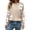 Beige, variant on Long Sleeve Shirts for Women Hemlock Winter Long Sleeve Sweater Casual Crew Neck Long Sleeve Knit Pullover Tops Lightweight Curved Sweaters Sweatshirt