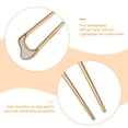 thumbnail image 5 of 18 pcs Chic et Cheveux Simple U- Bride Coquille Épingle à Cheveux pour Coiffure Updo Fourchette U-Forme Clips Épingles Fourches Français Filles Style Outil Style Forme en Métal Épingles à Cheveux Élégante Dame Femmes, 5 of 5