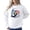 White Sweatshirt, variant on USA Eagle Sweatshirt for Women, Teens, and Girls Red White & Blue Trendy Patriotic Sweater White Sweatshirt Adult Small