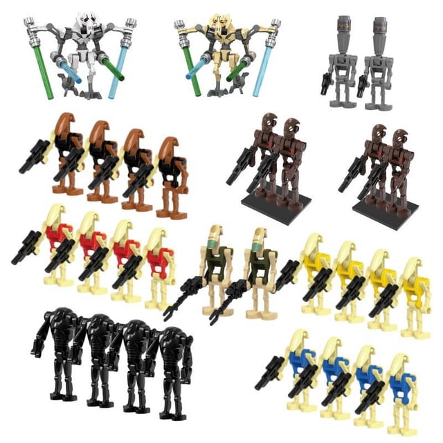 30 Piezas Bloques de Construcción Espaciales, Figuras de Acción de Robot General de 4.5cm, Regalo Perfecto para Niños y Adolescentes, Juguete para Fiesta de Cumpleaños