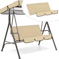 thumbnail image 1 of pitrice Garden Swing Seat Cover Patio Cushion Protection Bench Covers Beige, 1 of 9