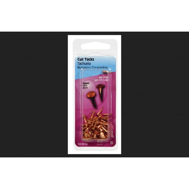 Cut Tack Hillman No. 10, cobre, 14 g, paquete cardado