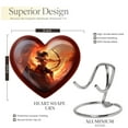 thumbnail image 2 of Warrior Archer In Fiery Landscape - Artful Ashes Urn - Human Cremation Urn - 8 Inch - Urn For Human Ashes Adult - Ash Urn Charm - Burial Urn For Ashes - Ash Holders For Human Ashes, 2 of 5