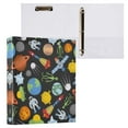 thumbnail image 3 of Iauyy PVC Round Ring Binders, 200 Page Capacity, 2 Pack，Space Elements, 3 of 8