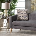 thumbnail image 3 of Ox Bay Joy Blue/Natural Diamond Cotton Adult Decorative Throw Pillow, 3 of 4