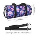 thumbnail image 4 of Fotbe colorful Skull mushroom rainbow Pattern Foldable Sports Gym Bag with Wet Dry Pocket, Ultralight Travel Bag, Large Capacity Duffel Bag, Splash Proof Carry on Bag, Overnight Bag, Weekender Bag, 4 of 8