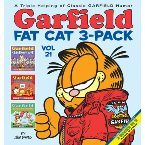 Pre-Owned Garfield Fat Cat 3-Pack #21 (Paperback 9781984817754) by Jim Davis
