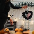 thumbnail image 4 of Halloween Decor Bloody Hand Garland Heart Faux Black Rose Creepy Horror Garland Bloody Horror For Wall Hanging Decoration, 4 of 5