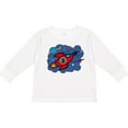 thumbnail image 3 of Inktastic Rocket Ship 3rd Birthday Boys Long Sleeve Toddler T-Shirt, 3 of 5