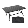 thumbnail image 2 of Mesa plegable de camping, escritorio ajustable multiusos de aleación de aluminio, ideal para viajes. Incluye bolsa de transporte. Mesa plegable para f, 2 of 9