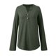 thumbnail image 3 of MHFRRA Camisa de Manga Larga, Informal, de Otoño, Cómoda, Suave y Básica, para Uso Diario. Verde Oscuro, 3 of 7