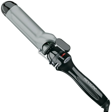 Revlon 3 Barrel - Revlon Perfect Heat® Long Lasting Curls RV050 1.5” Ceramic Curling Iron, Black