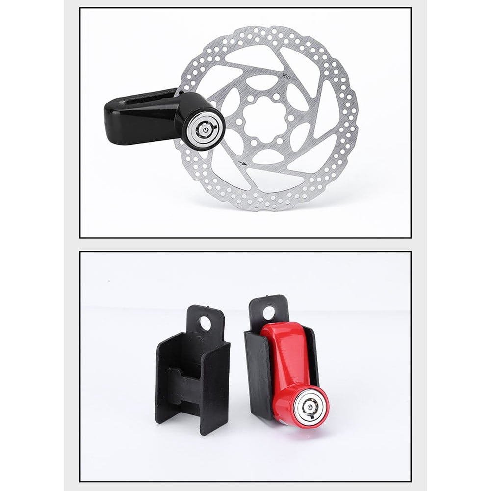 Mountain Bike Anti-Theft Lock Bike Disc Brake Wheel Lock With Lock Frame For Motorcycle Scooter BicycleAccessories
