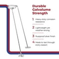 thumbnail image 4 of DuraVent DuraPlus 6" Extended Mounting Roof Bracket Chimney Support Brace, 4 of 6