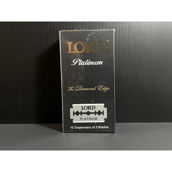 50 Lord Double Edge Safety Razor Shaving Blades Platinum for safety Razors