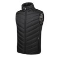 thumbnail image 1 of Chaleco calefaccionado shaofei para hombres recargable por USB 4 zonas calefactadas 5XL negro, 1 of 5