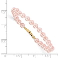 thumbnail image 2 of 14k Madi K 4.5mm-5.5mm Pink Imitation Shell Pearl 5.25 inch Bracelet 5.25  inches, 2 of 2