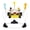 Yellow, variant on Dream On Me Champ 2-in-1 Activity Center & Jumper – 360° Rotating Seat, 3 Adjustable Heights, Lights & Music, Supports up to 26 lbs