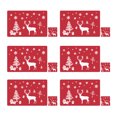 thumbnail image 1 of Christmas table mat coasters, PVC printed placemats coasters, 1 of 5