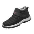 thumbnail image 2 of NOKIO Men'S Thermal Winter Snow Boots Padded Cotton Shoes Warm Thickened Snow Boots Outside The Foot Stirrup Travel Men's Shoes Men'S Snow Country Boots, 2 of 5