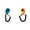Sky Blue 1PCS & Yellow 1PCS, variant on Rinsvye 1 Piece New Dog Flea for Cats Pet Click Clicker Training Dog Pooper Scooper Trainer Aid Wrist Strap Automatic Cat Feeder Dog Grooming Vacuum Dog Water Bowl Dispenser