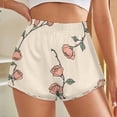 thumbnail image 3 of Women's Originals Shorts, Jersey Sports Shorts, Gym Shorts For Women, Rose Pattern, XS, Plus Size Available, 3 of 5