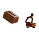 thumbnail image 5 of Portapañuelos rectangular multifuncional con figura humana abstracta, estatua de pensador, escultura artística para oficina, cocina, coche, bodas, esc, 5 of 8