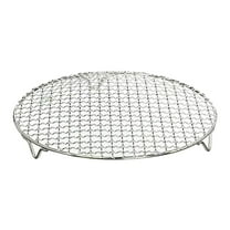pdqouc Metal Mesh Rack Air Fryer Accessories Mesh Steam Rack Stainless Steel 304 Grill Grille Grating for Home BBQ