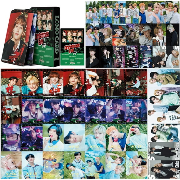 54 Pièces / Mode Carte Postale NOEASY Nouvel Album Kpop Enfants Errants Photo Carte d'Impression Corée Mode Affiche Lomo Image Fan Cadeau