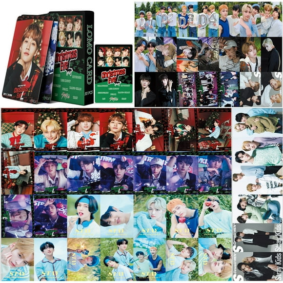 54 Pieces / Fashion Postcard NOEASY New Album Kpop Stray Kids Photo Print Card Korea Fashion Poster Lomo Picture Fan Gift
