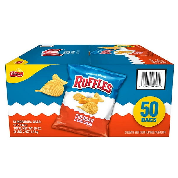 ruffles cheddar sour cream potato chips