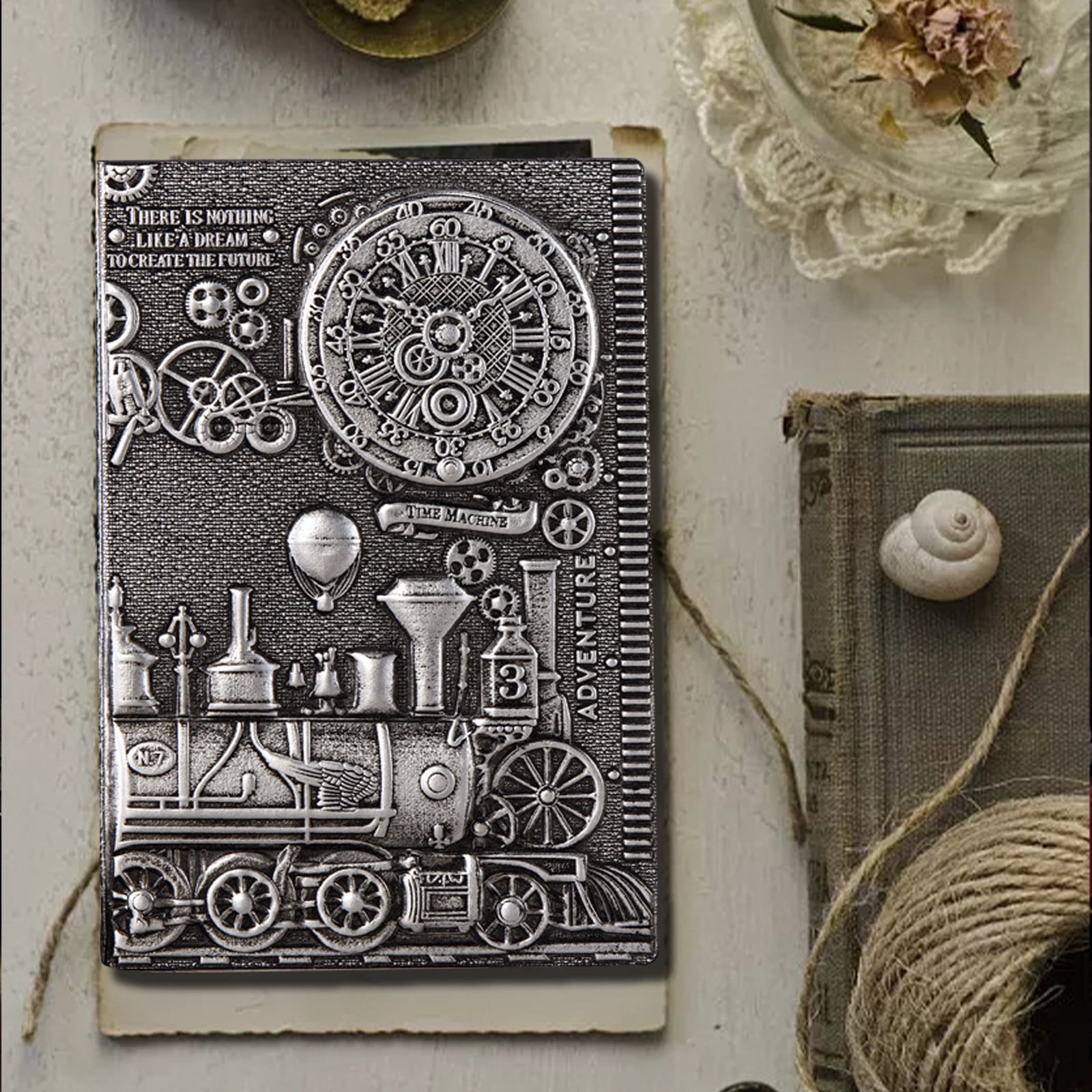 Hardcover Notebook European Embossed Notepad A5 Diary