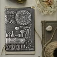 thumbnail image 2 of Wovilon Leather Writing Journal Vintage Notebook (Silver), Embossed Train Daily Notepad Diary With Lined Page, Cool Journal Gift For Women Men To Write In, 2 of 7