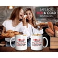 thumbnail image 4 of Sarcastic Coffee Mug 11 oz, Hello My Name Is Inigo Montoya Funny Unique Joke Comedy Sarcasm Humor Creative Satire Laugh, White, 4 of 7