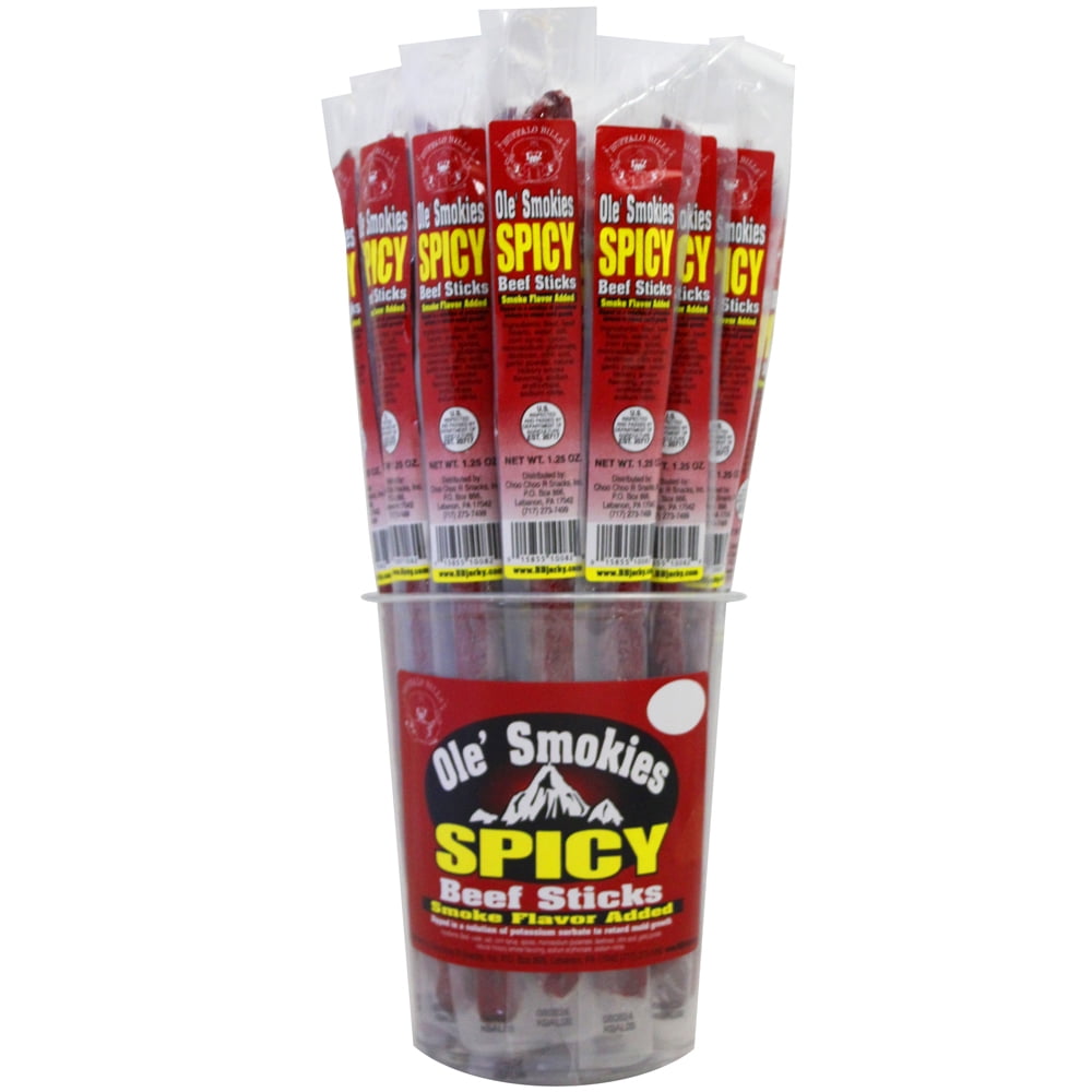 Buffalo Bills 15-ct Spicy Ole Smokies (Beef Sticks) – Two 15-ct Tubs