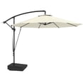 thumbnail image 1 of Outsunny 10FT Patio Umbrella w/Fillable Base Wind Strap Cover Cream White, 1 of 10