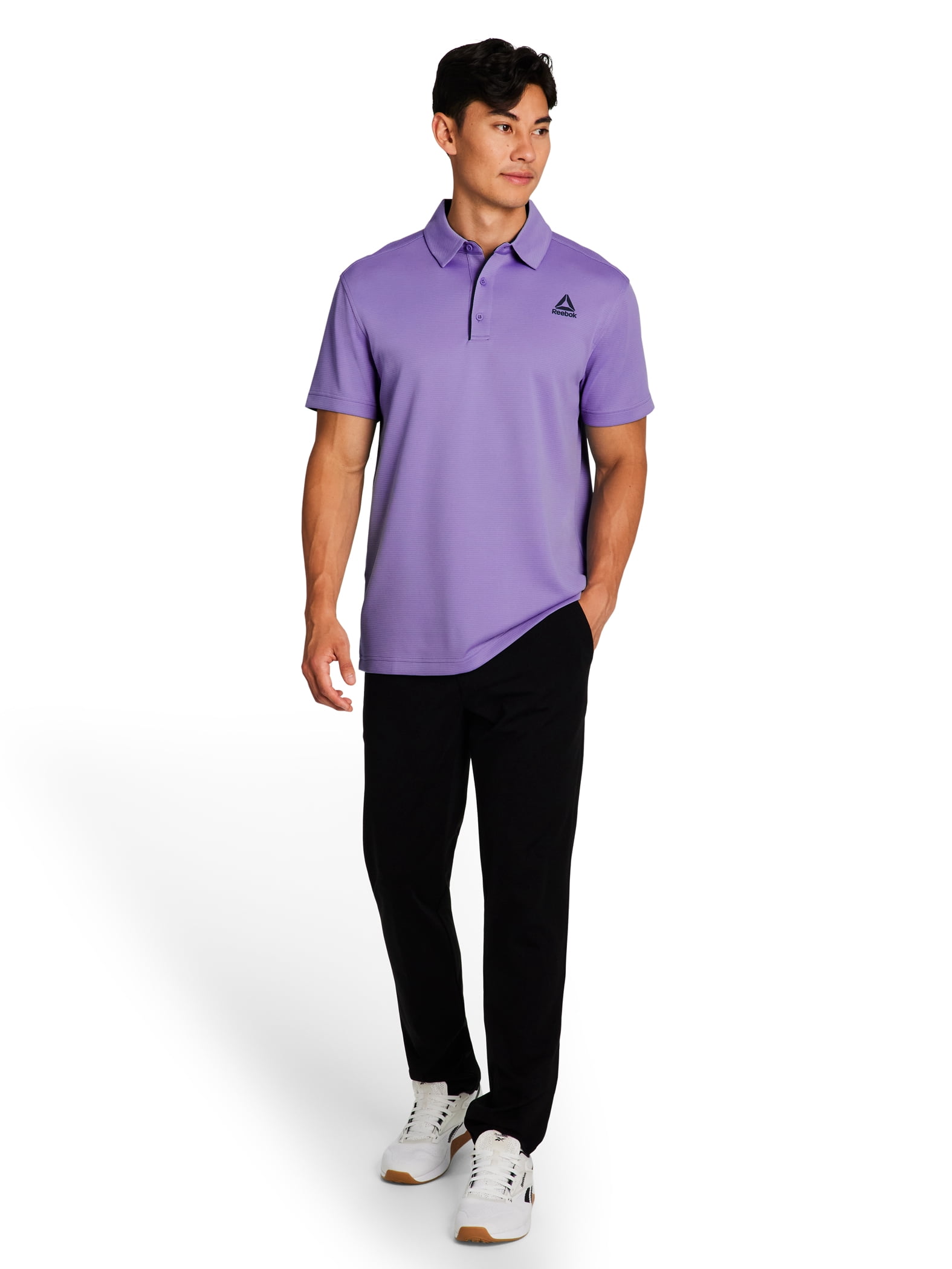 Reebok Men's and Big Men's Performance Polo Shirt, Sizes XS-5XL