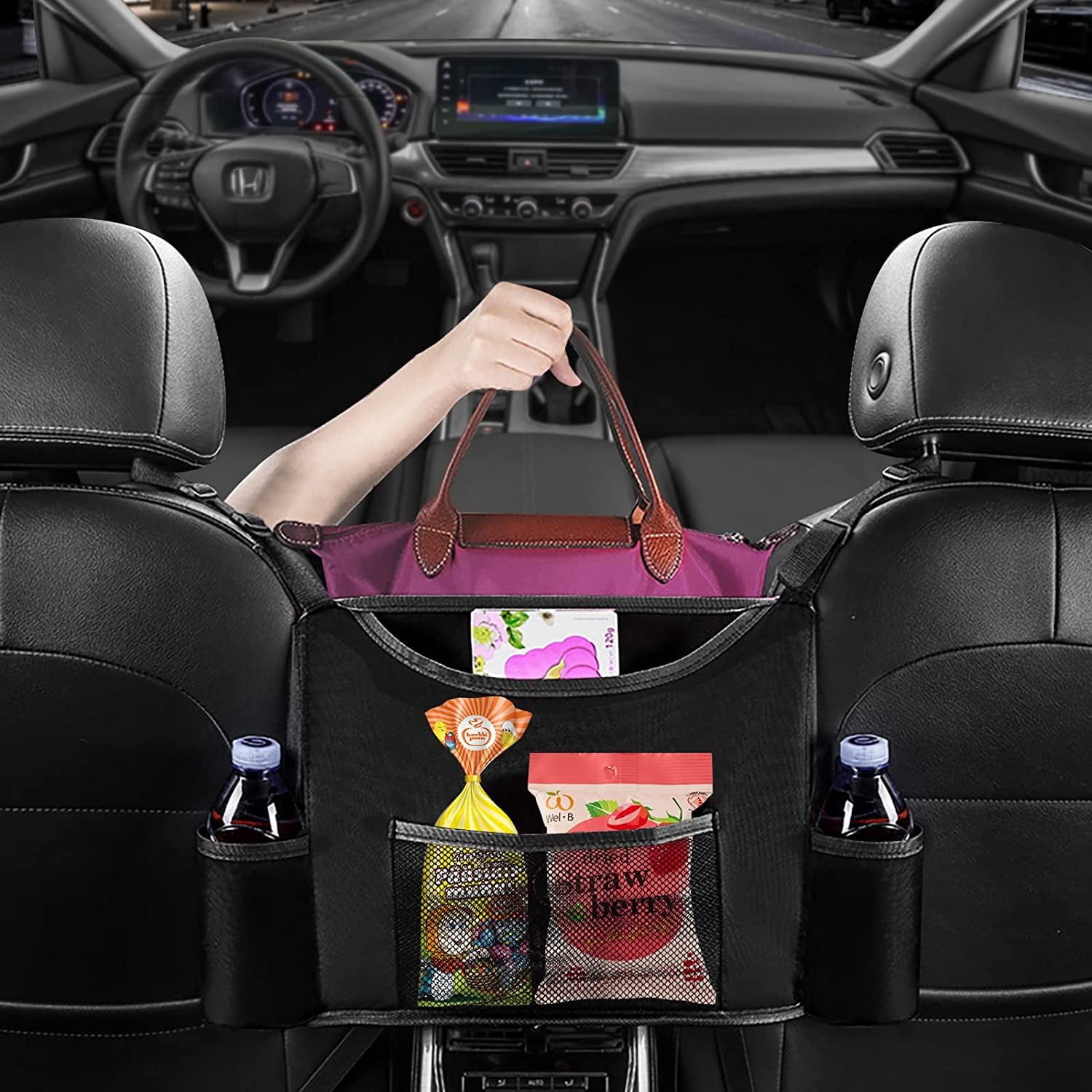Luckybay 2 Pack Car Backseat Organizer with 10 Touch Screen