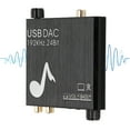 thumbnail image 4 of DAC Audio Converter, 3.5mm Jack Durable Optical To Stereo L/R  Audio Converter With Volume And Bass Control For  For Laptop For  For PS3, 4 of 8