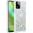 thumbnail image 3 of Case for Motorola Moto G Power 5G 2023 Case Glitter Cute Luxury Love Liquid Quicksand Clear Soft TPU Girls Women Stylish Bumper Shockproof Protective Cover for Moto G Power 5G 2023 Sliver YB, 3 of 14