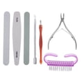 thumbnail image 1 of Nail Art Tool Kit Nail File Nail Buffer Nail Polisher Double-end Cuticle Pusher Cuticle Pusher, 1 of 7