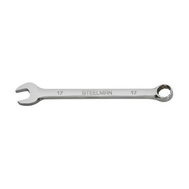 STEELMAN 17mm Metric Combination Wrench with 12-Point Box End, 82570