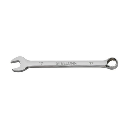 

STEELMAN 17mm Metric Combination Wrench with 12-Point Box End 82570