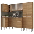 thumbnail image 1 of Cocina Integral Completa Esquinera 293cm Emilly Self Madesa - Marrón Madesa GCEM293005, 1 of 2