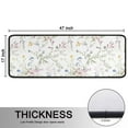 thumbnail image 5 of Kitchen Rugs Sets Of 2,Pioneer Flower Floral Print Pattern Anti Fatigue Kitchen Mat Rugs Non Slip Washable,Decorative Kitchen Floor Mats for Kitchen,Sink,Laundry,17"x47"+17"x47", 5 of 5