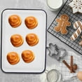 thumbnail image 4 of OULII Enamel Bake Pan For Family Gatherings White Color Suitable For Serving At Home 1Pcs, 4 of 7