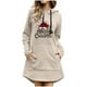 thumbnail image 2 of Vestidos de Navidad Para Mujer Elk Santa Print Pullover Dress Con Bolsillo Otoño Invierno Manga Larga Casual Sudadera Vestido Odeerbi  ODB202787, 2 of 5