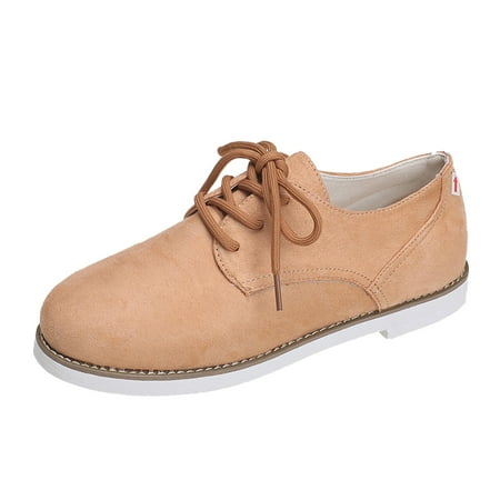 

ASEIDFNSA Womens Winter Boots Women S Casual Shoes Size 12 Ladies British Style Fashion Solid Color Velvet Lace Up Round Head Comfortable Flat Casual Shoes